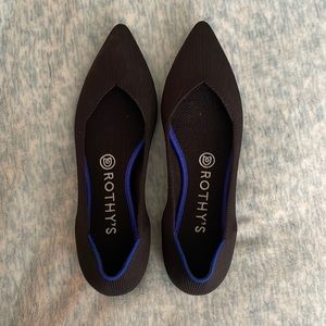 Black point Rothy’s. Size 7.5
